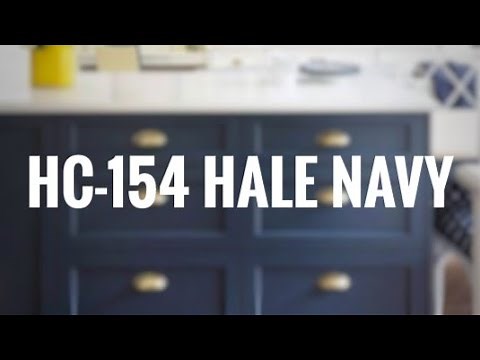 Beautiful Navy Blue Paint Color | Benjamin Moore Hale Navy