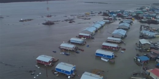 Dozens rescued in western Alaska after Typhoon Halong remnants blast 100 mph winds, floods coastal villages