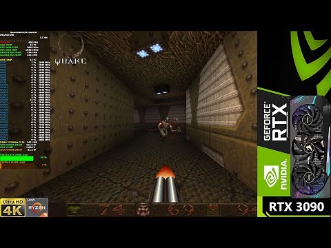 Quake Enhanced Graphics 4K Maximum Settings | RTX 3090 | Ryzen 9 5950X