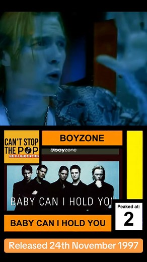 It's 28 years since Boyzone released 'Baby Can I Hold You'. The group's cover of the Tracy Chapman track was a double A-side with 'Shooting Star' and peaked at #2 in the UK. #boyzone #babycaniholdyou #1997 #wherewebelong #90smusic #cantstopthepop #songsyouforgotabout #throwback #90s #nostalgia | Can't Stop The Pop