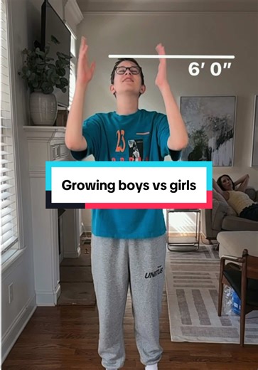 Growing boys vs growing girls #tall | tall filter