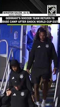 Watch! Germany’s soccer team return to Winston-Salem base camp after shock World Cup exit