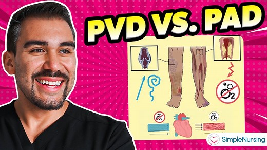 PAD vs PVD Conditions Practice Questions & NCLEX Review
