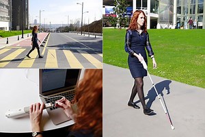 WeWalk Smart Cane Uses Google Maps and an Ultrasonic Sensor to Help the Visually Impaired Navigate