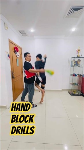 Practicing hand block defense in taekwondo PART 2 #taekwondo #martialarts #training #shorts