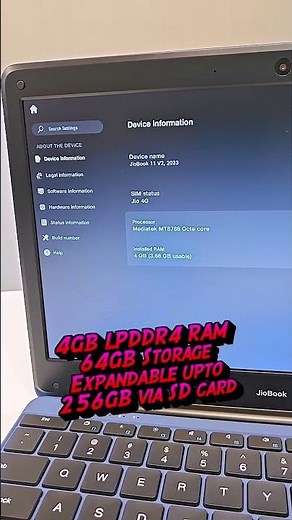 JioBook 11 2023 Laptop First Look | 4G Enabled | Thin & Light | 8+ hours Battery Backup