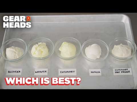 We Tasted Vanilla Ice Cream from 5 Ice Cream Makers (Cuisinart, Ninja CREAMi, Whynter) | Gear Heads