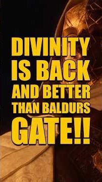 Divinity will be BETTER than Baldurs Gate 3!