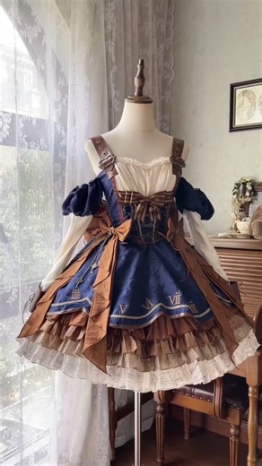 Devil Inspired on Instagram: "⚓ A bold mix of sweet‑cool and dashing style, this Steampunk Pirate Lolita Dress adds adventurous flair to any look. 🏴‍☠️✨ 🌑 Search “FRSPT-001” on devilinspired.com to grab it! 🎉 Snag the Style – 12% OFF Sitewide with HAPPYJULY + Free Shipping Over $99! Let’s Go! #lolita #steampunklolita #piratevibes #devilinspired"