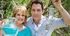 Mark's Glass Bottle Hummingbird Feeders