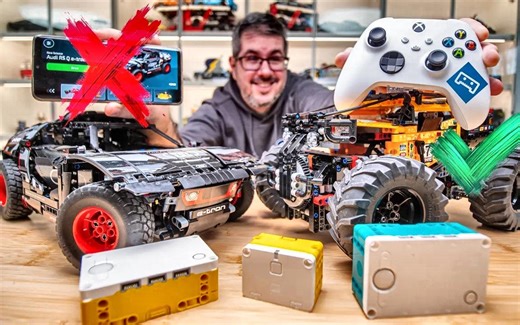 [RacingBrick] 用Pybricks和Xbox革命性的乐高RC控制