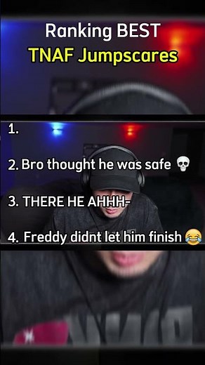 Ranking BEST TNAF Jumpscares! #shorts