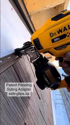 Installing vinyl shakes with adapter from sidingtips.ca