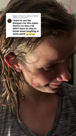 Replying to @Numrus Bees In Monk Robes The bloopers are mostly just abbi trying to keep a straight face. #mommacusses #chaosteen