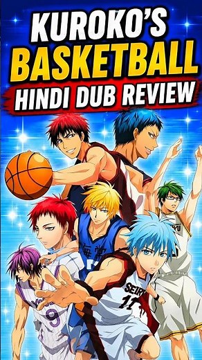 Kuroko's Basketball Hindi Dub Review | Worth Watching? 🏀🎙️ #Anime #HindiDub