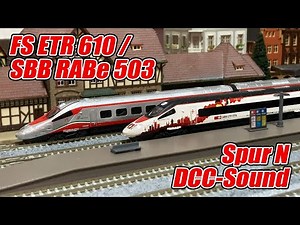 ARNOLD FS ETR 610 / SBB RABe 503 DCC-Sound Modellbahn Spur N /Scala N /N gauge /N Scale