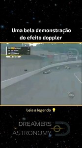 "O efeito doppler é a mudança aparente na onda causada pelo movimento relativo entre a fonte da onda e o observador" - Sheldon Cooper quando os carros se aproximam do observador, a frequência do som emitido pelos motores é percebida como mais aguda. Quando eles se afastam, a frequência é percebida como mais grave. Isso ocorre porque, durante a aproximação, as ondas sonoras ficam mais comprimidas, aumentando sua frequência. Já durante o afastamento, as ondas ficam mais espaçadas, diminuindo sua f