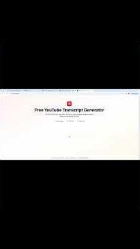I built a one-click YouTube transcript tool in 48 hours