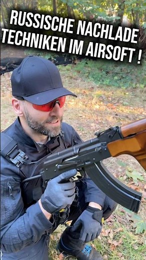 Russian reloading technique in airsoft 👌 #airsoft #airsoftshorts #shorrs