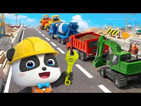 Playground Builders - Construction Trucks | Learn Vehicles | Nursery Rhymes & Kids Songs | BabyBus