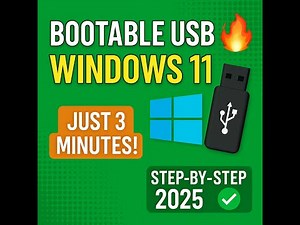 How to Make a Bootable USB Drive for Windows 11 (Fast & Easy!)