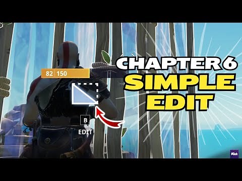 FORTNITE SIMPLE EDIT Chapter 6 NEW BUILDING SETTINGS | How to Enable Simple Edit in Fortnite
