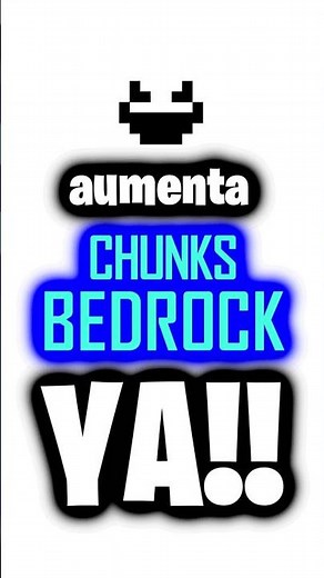 #datwinxd 🌮👽🍸How to INCREASE CHUNKS in Minecraft BEDROCK✋🤑FAST and easy🤑👌DEFINITIVE GUIDE☝🥵