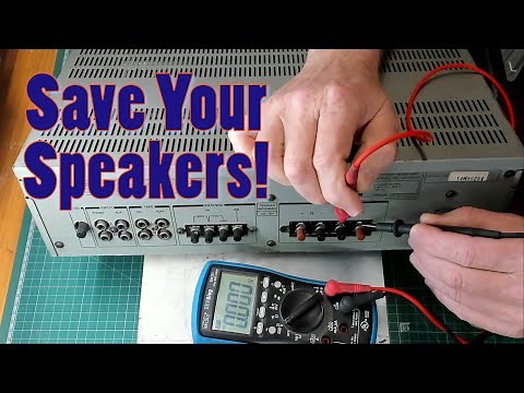 Measuring DC Offset on a HiFi Amplifier