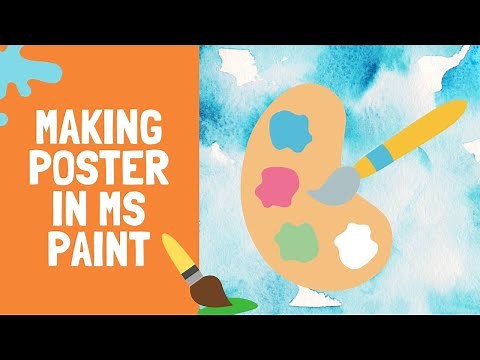 Making poster in MS Paint 🖌
