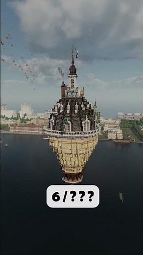 The Flying Baron | Every Building In Whiteburg #BritishArchitecture #shorts #minecraft