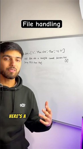 File handling - (correction) 2025 OCR GCSE Computer Science Predicted Topic #gcsecomputerscience