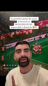 107K views · 10K reactions | La première partie de saison d’Arsenal est MONSTRUEUSE : Imprenable à domicile 勞 | Panenka | Facebook