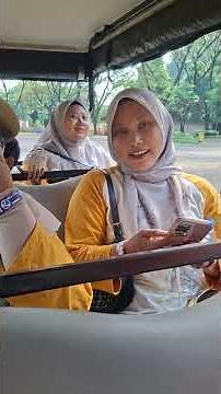 Tour JungleLand Adventure Theme Park using a golf kart🛺 #junglelandsentul #matchdefinitelymeet
