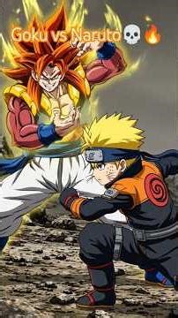Goku vs Naruto cool fight ai video🥶🥶🔥👍👍