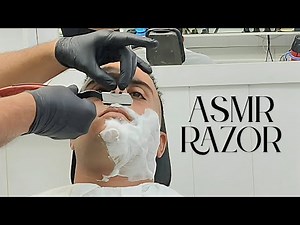 Beard Shaving with Razor | Relaxing ASMR Experience