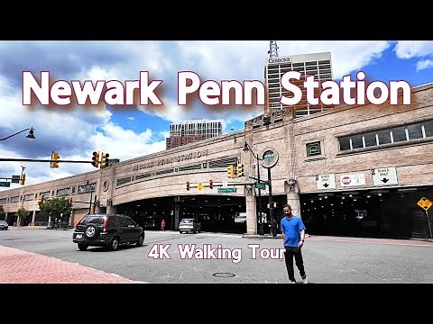 【4K】𝐖𝐀𝐋𝐊 🇺🇸 Newark Penn Station in Newark NJ
