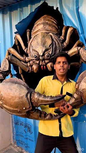 जहरीला बिच्छू छोटू को पकड़ ले गया 😨😱 #comedy #shortsfeed #vikassir #magic #monster #school