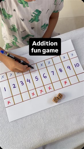 Tanushree A. Mehta | Momblogger | Education | Youtuber on Instagram: "A no-screen parenting looks like this 🤗 Let your child learn addition faster with this ♥️ #save the post #noscreentime #mathgames #games #fungames"