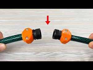 Very few people know the technique of joining two hoses without purchasing an adapter!