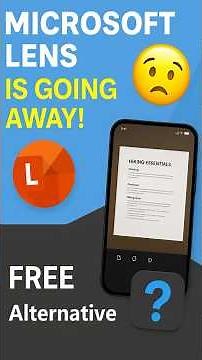 Best Free Alternative to Microsoft Lens #PDFgear Scan