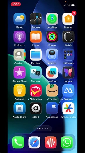 Comment activer le mode sombre sur iPhone (iOS 26) #iphone #apple #ios #tutorial #astuce #shortvideo