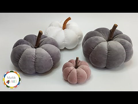 Łatwa i szybka jesienna dekoracja którą zrobisz sam 🎃 Dynia z materiału 🎃 DIY 🎃