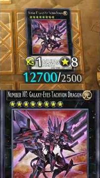 12700 ATK GALAXY-EYES TACHYON DRAGON OTK! YUGIOH MASTER DUEL #yugioh