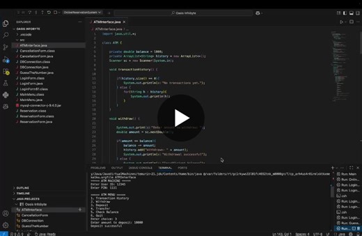 Java ATM Simulator with Secure Login and Banking Operations | Ishanvi Bansal posted on the topic | LinkedIn