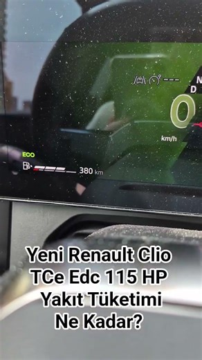Yeni Renault Clio TCe EDC 115 HP Yakıt Tüketimi Ne Kadar? #Reklamdeğil #test