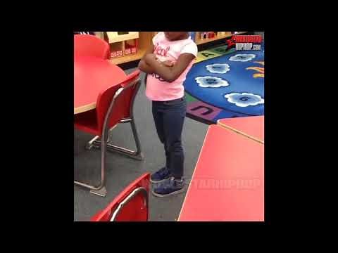 Badazz Little Girl Throws A Temper Tantrum In Class! Video