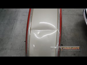 Super Deep PDR Crease Repair Harley Fender