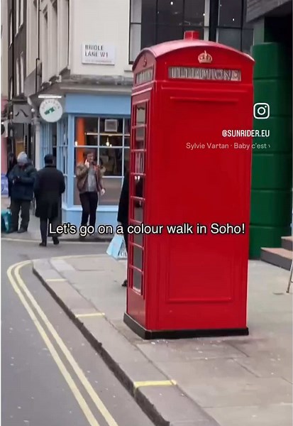 Mindful Colour Walk in Soho: Discover Red