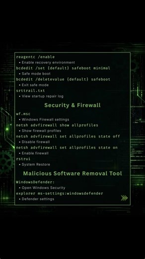 🚀 200 Windows Fix Commands You Must Know#Windows #PowerShell #CMD #ITSupport #SysAdmin #Networking