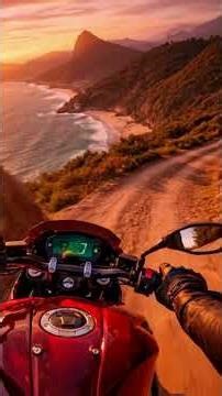 Riding Through Paradise: A Motorcycle Journey on Open Roads